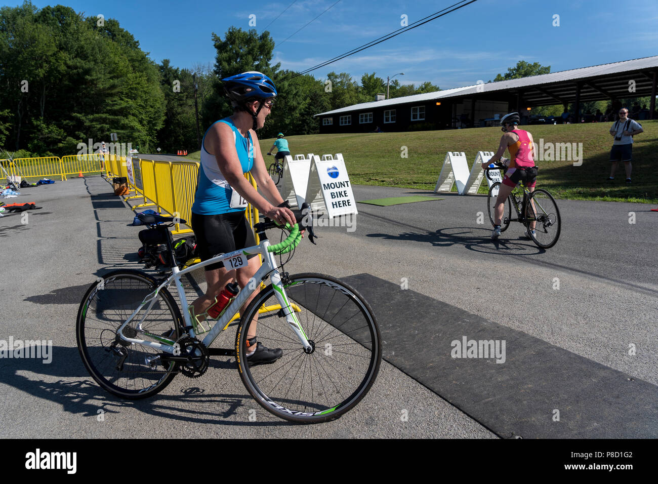 2018 Stissing Triathlon Stockfoto