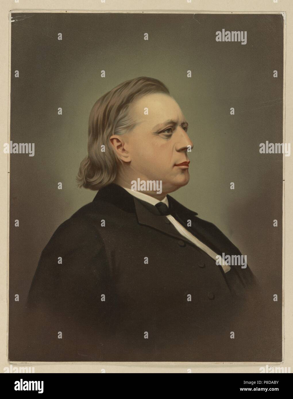 Portrait von Henry-Bezirk Beecher (1813-1887). Museum: private Sammlung. Stockfoto