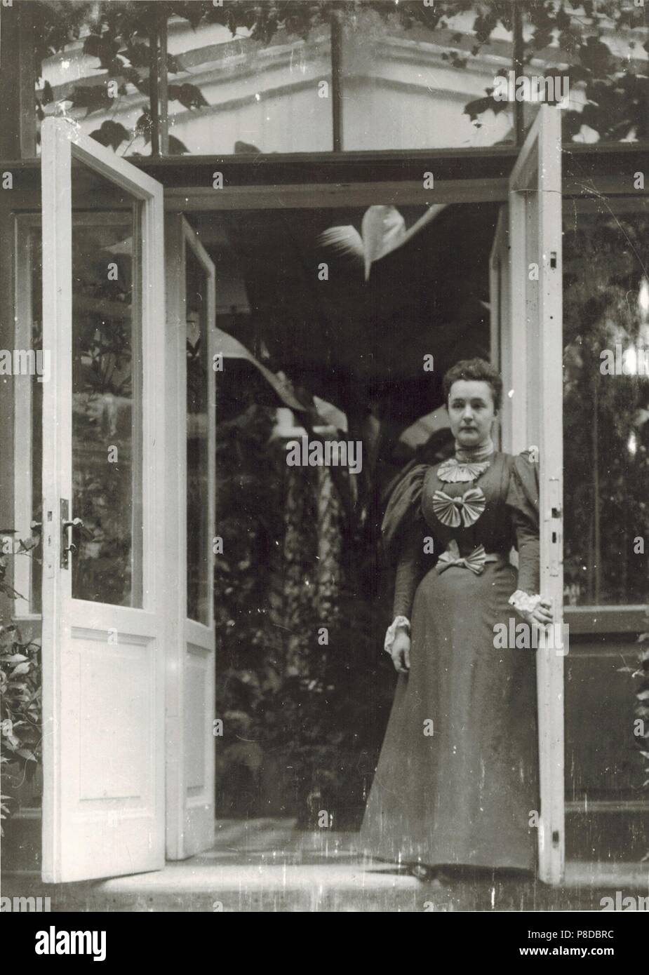 Elena Ivanovna Rukavishnikova. Museum: Museum der regionalen Studien, Rozhdestveno. Stockfoto