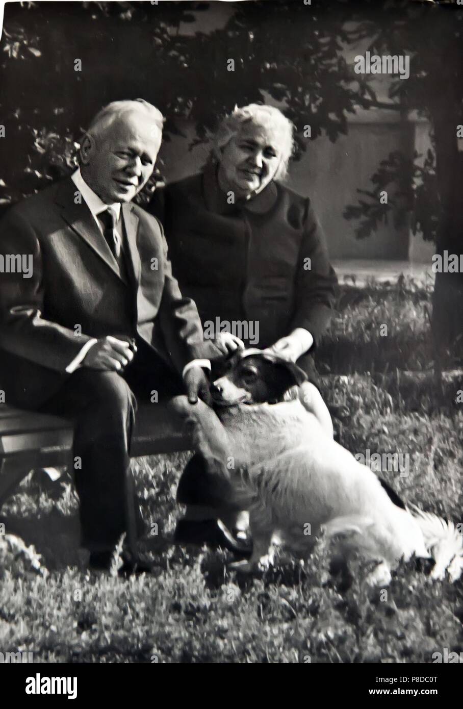 Mikhail Alexandrovich und Maria Petrowna Bogachev. Museum: M. Bogachev Memorial Museum, Neuenheimer Feld. Stockfoto