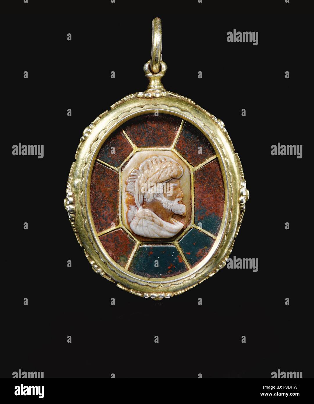 Cameo mit Büste von hayreddin Barbarossa. Museum: private Sammlung. Stockfoto