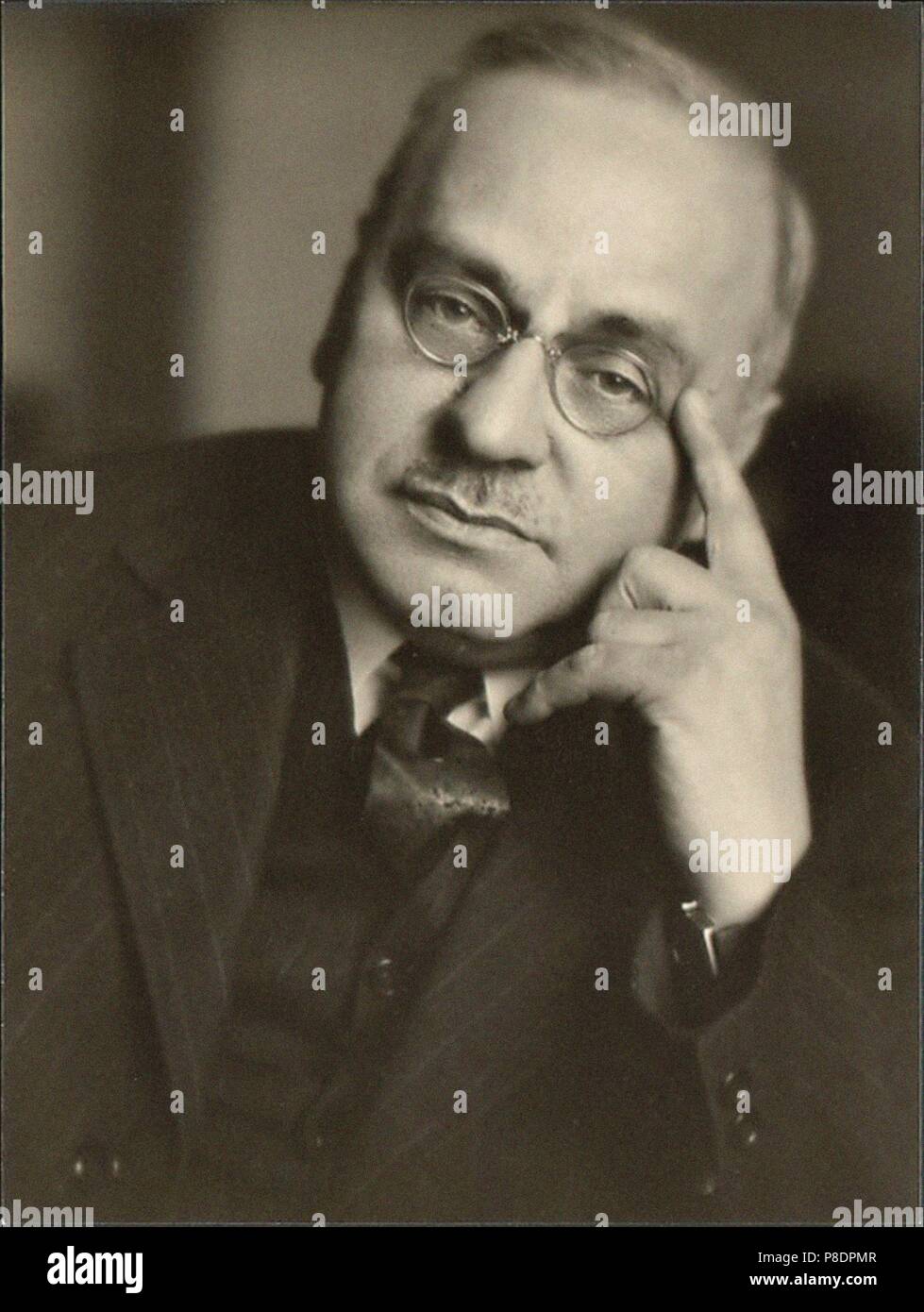 Porträt von Alfred Adler (1870-1937). Museum: private Sammlung. Stockfoto