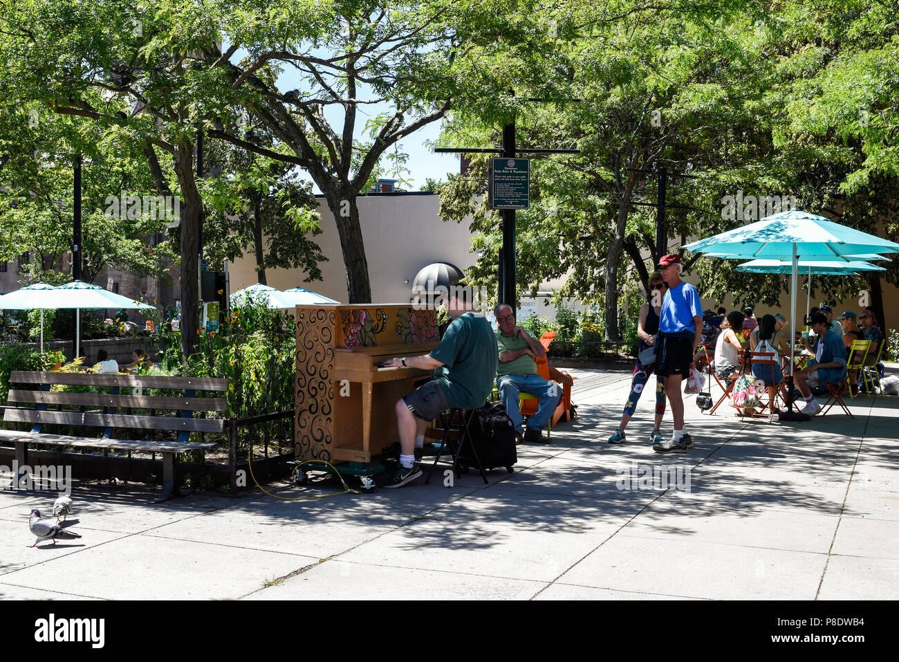 Downtown Portland Maine Stockfoto
