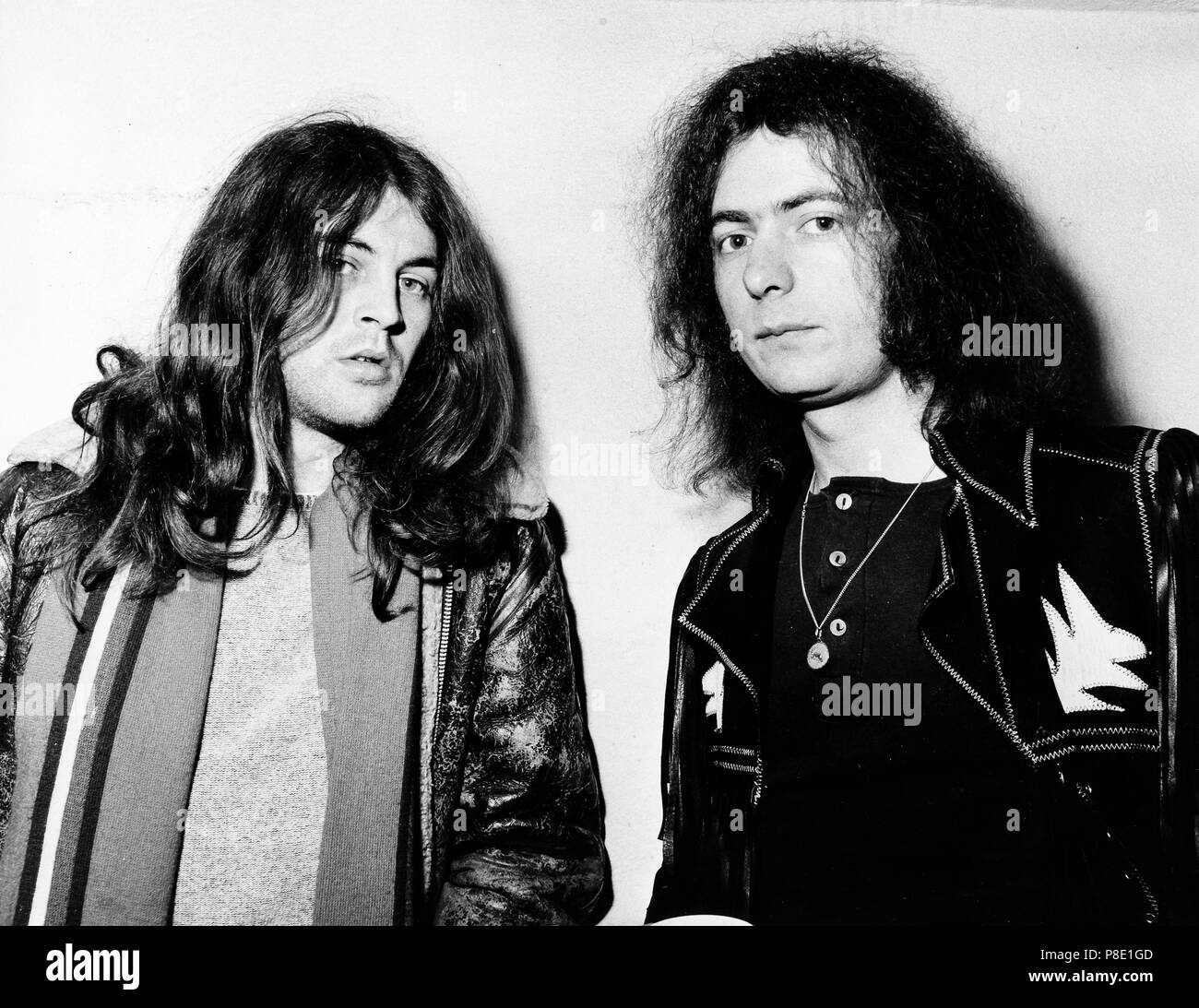 Ian Gillan, Ritchie Blackmore, Deep Purple, 70 s Stockfoto