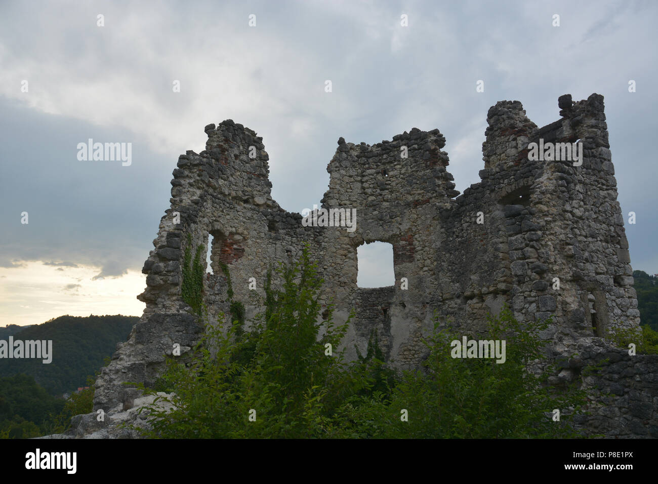 Alte Samobor schloss, Samobor, Kroatien. Stockfoto