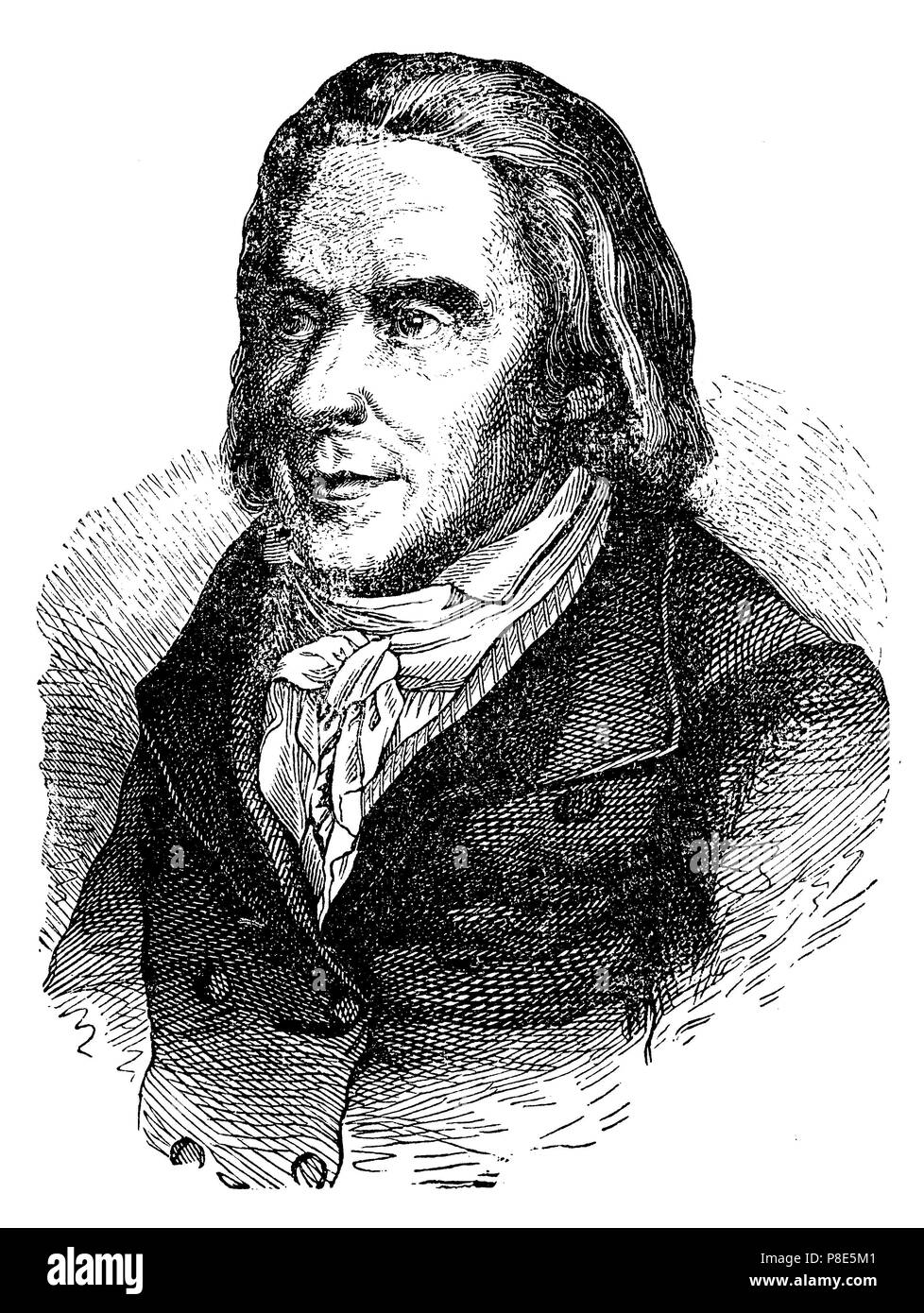 Pestalozzi, Johann Heinrich (1747-1827) war ein Schweizer Pädagoge, Schule und Sozialreformer, Philosoph und Politiker, 1881 Stockfoto