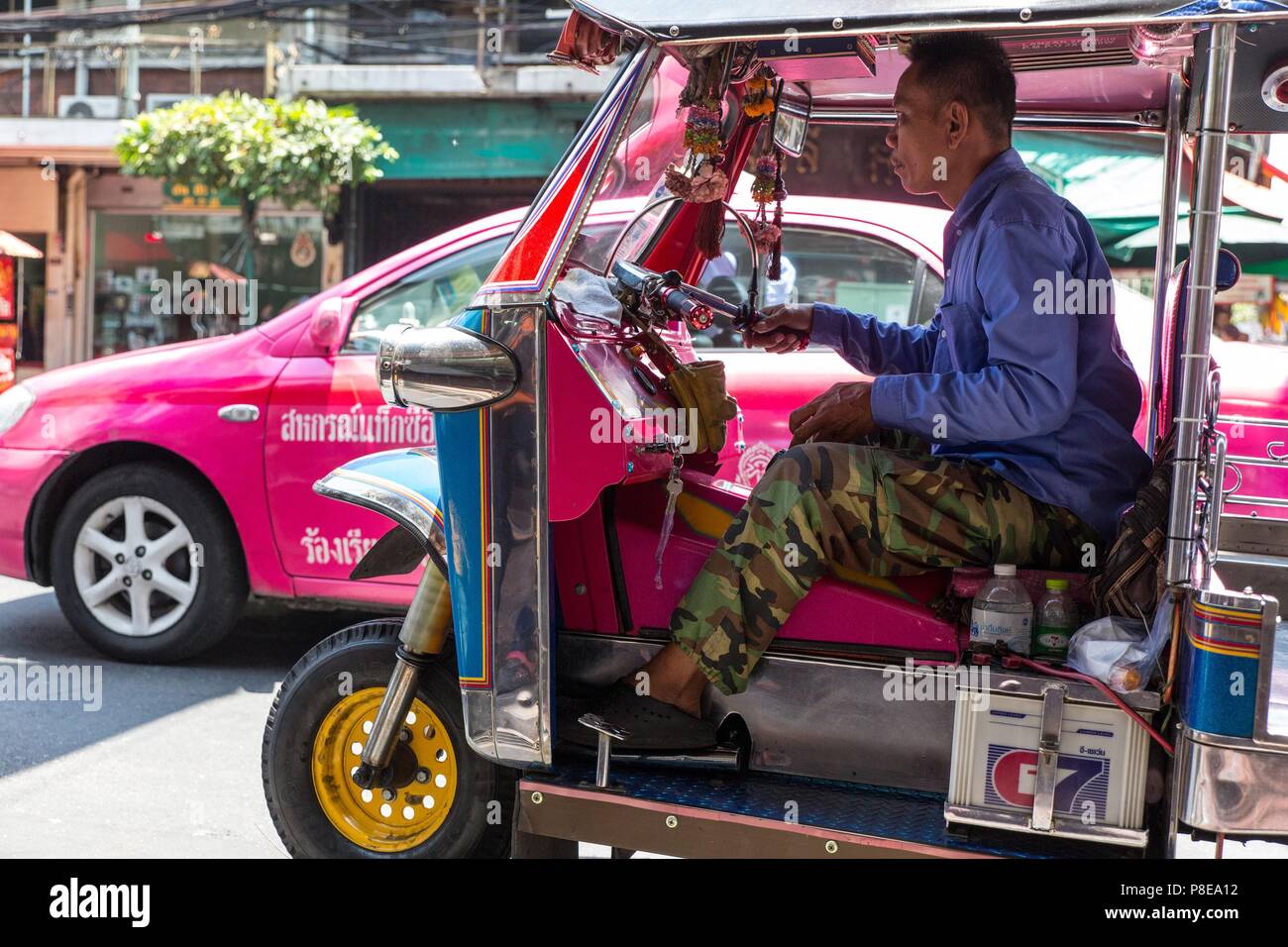 STREET SCENE, BANGKOK, THAILAND Stockfoto