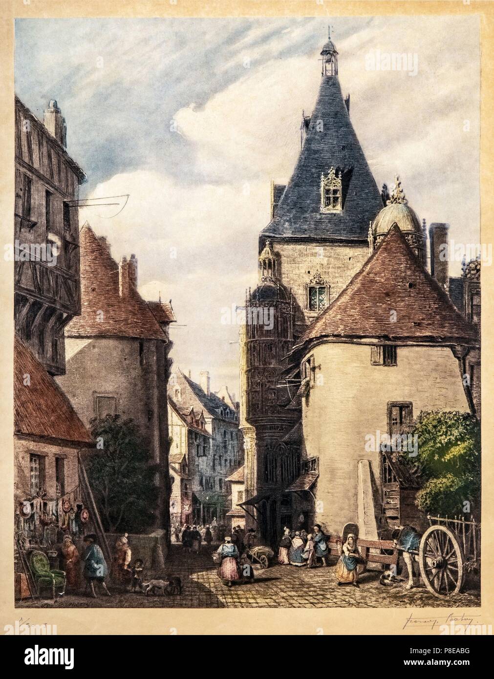 Stadt Dreux, ROYAL CITY, LOIR-ET-CHER, Frankreich Stockfoto