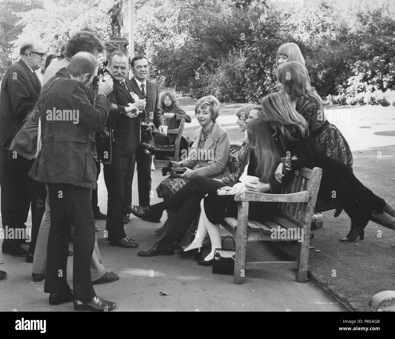 Heinrich VIII. und seine 6 Frauen (1972) Fotoshooting Datum: 1972 Stockfoto