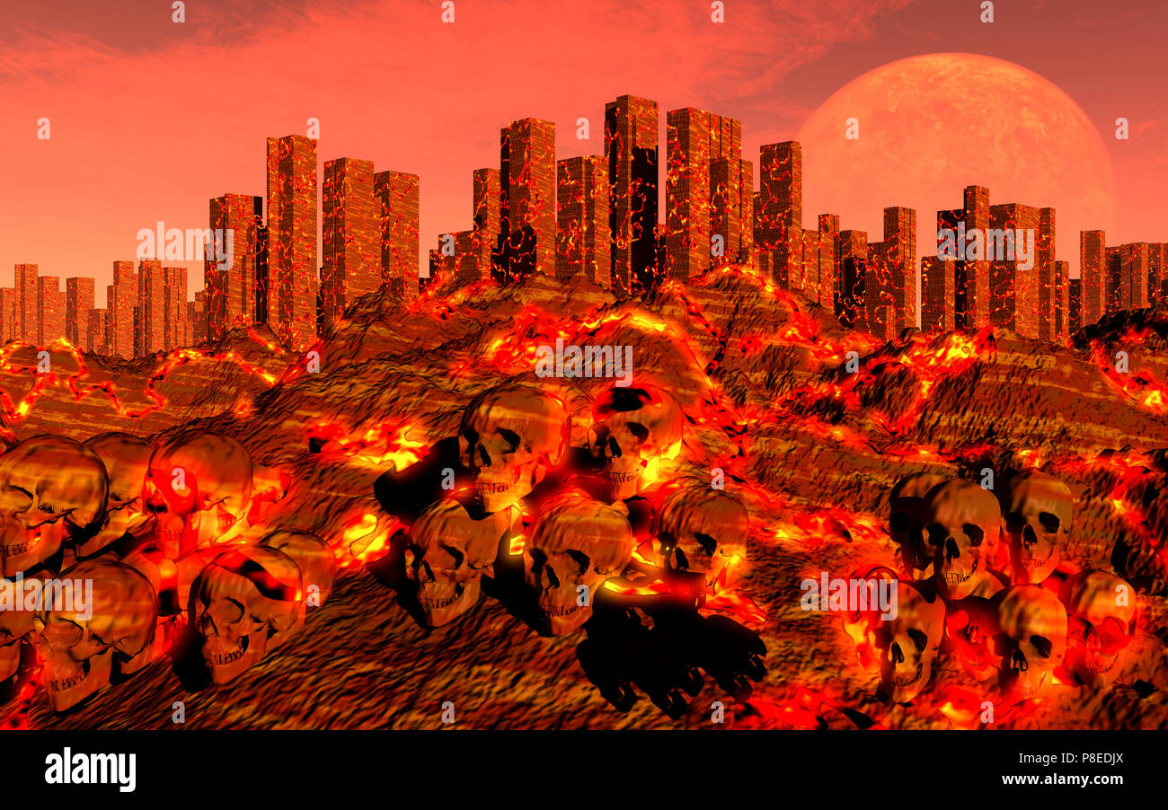 Sterbende Welt Stockfoto