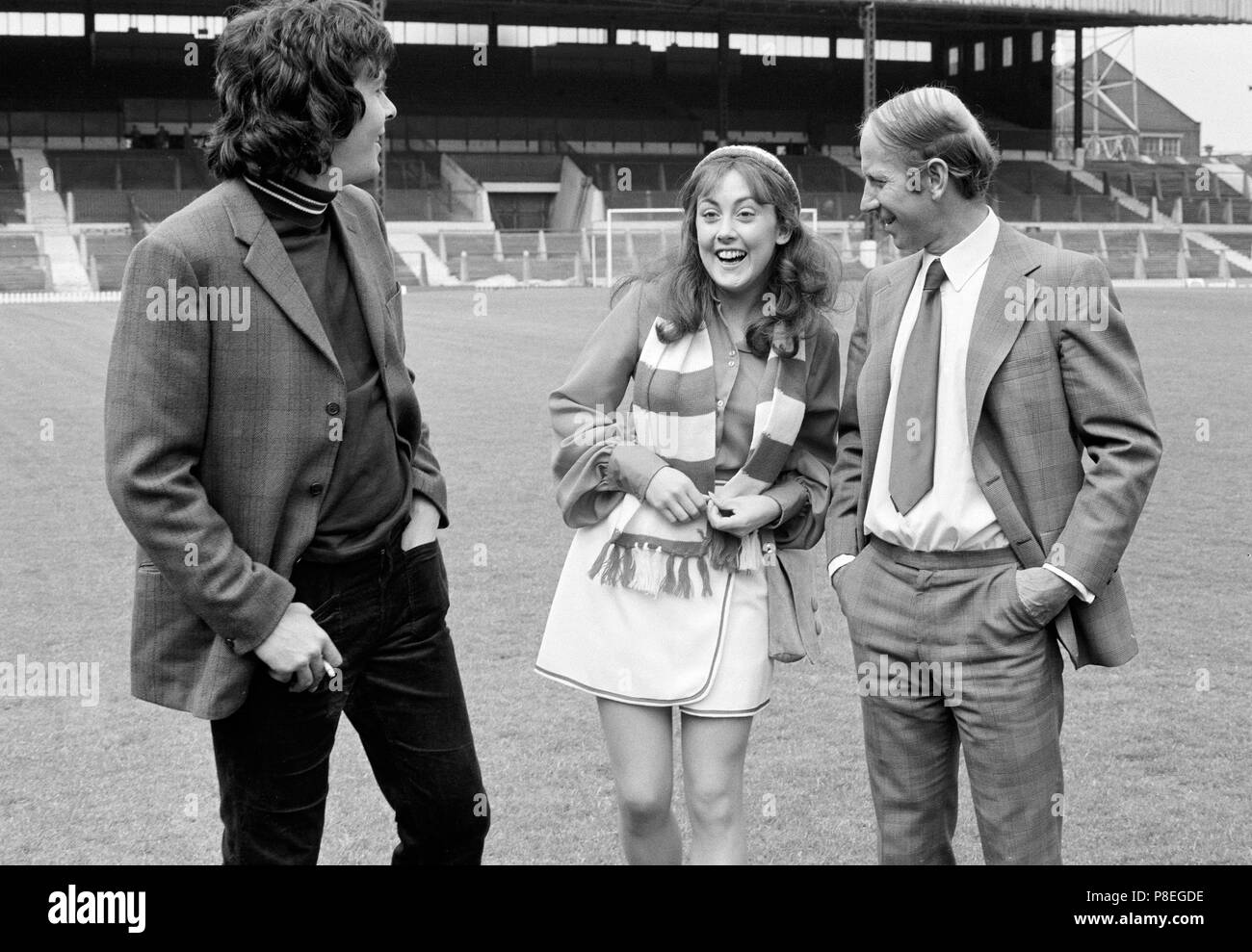 Der Liebhaber (1973) Paula Wilcox, Richard Beckinsale, Bobby Charlton, Datum: 1973 Stockfoto