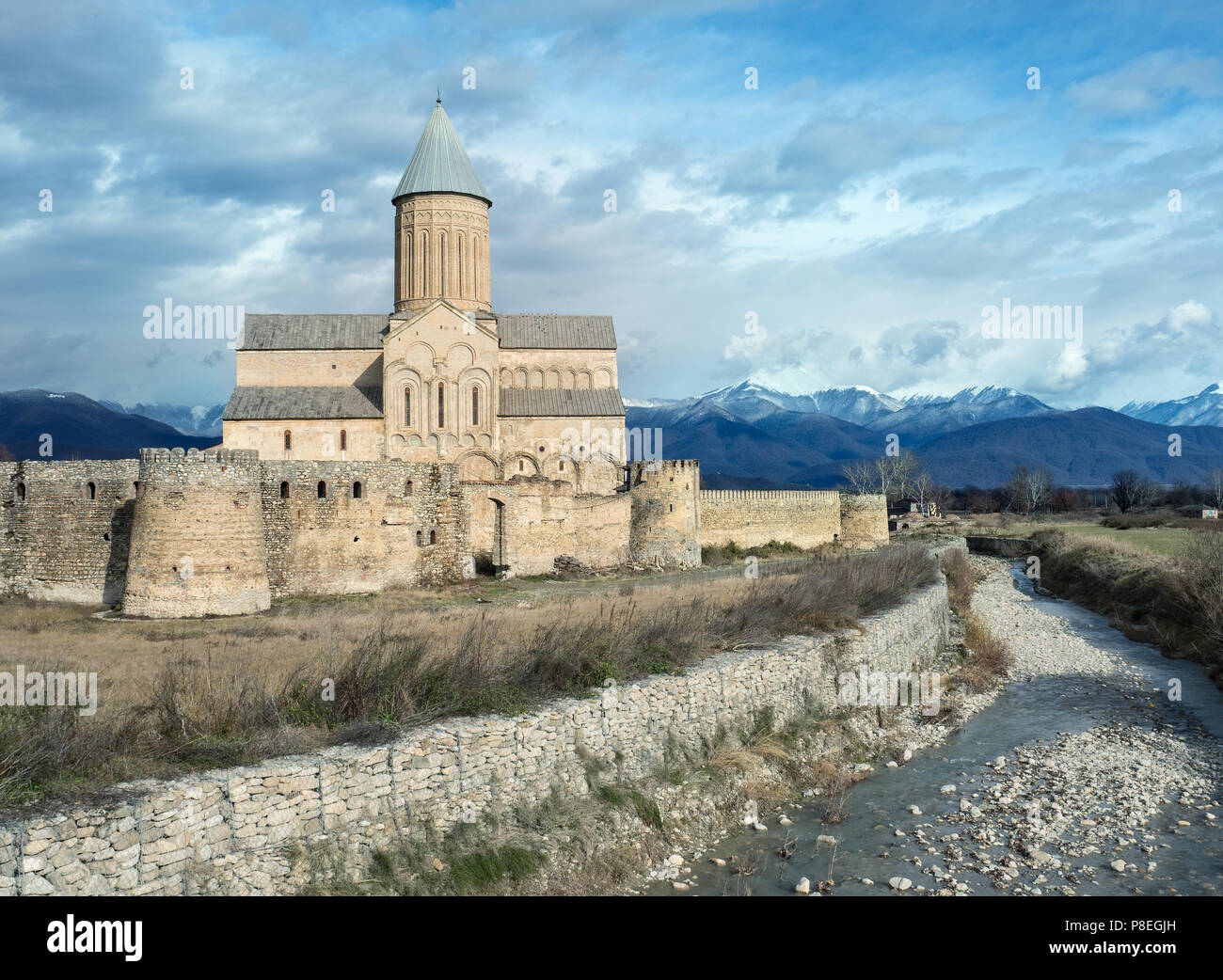 Alaverdi orthodoxe Kloster (11. Jahrhundert), der Region Kachetien, Georgia. Stockfoto