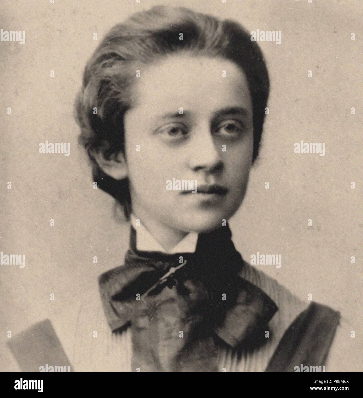 Sophia Yakovlevna Parnok (1885-1933). Museum: Russische Nationale Bibliothek, St. Petersburg. Stockfoto