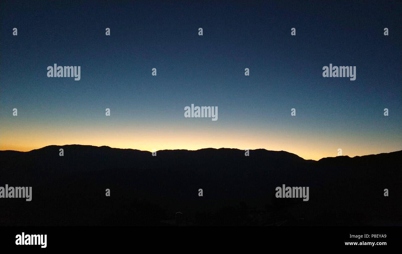 Sunrise Landschaft auf Berge, Tedim Staat Chin Myanmar Stockfoto