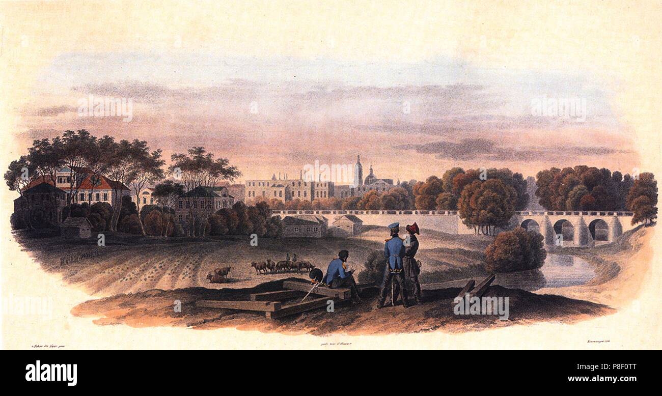 Lefortovo. Moskau am 11. Oktober 1812. Museum: Landesmuseum von A. S. Puschkin, Moskau. Stockfoto