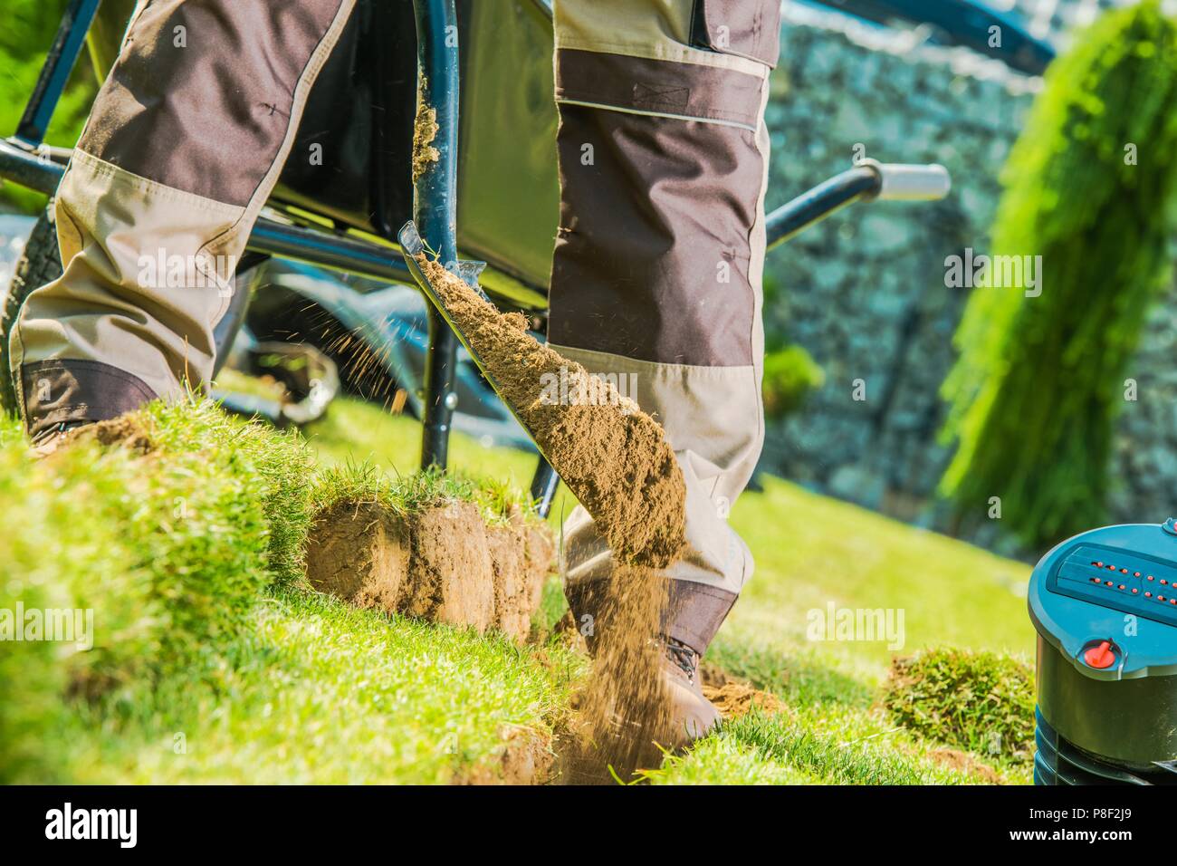 Gebaude Garten Bewasserungssystem Mit Sprinklern Water Pipeline