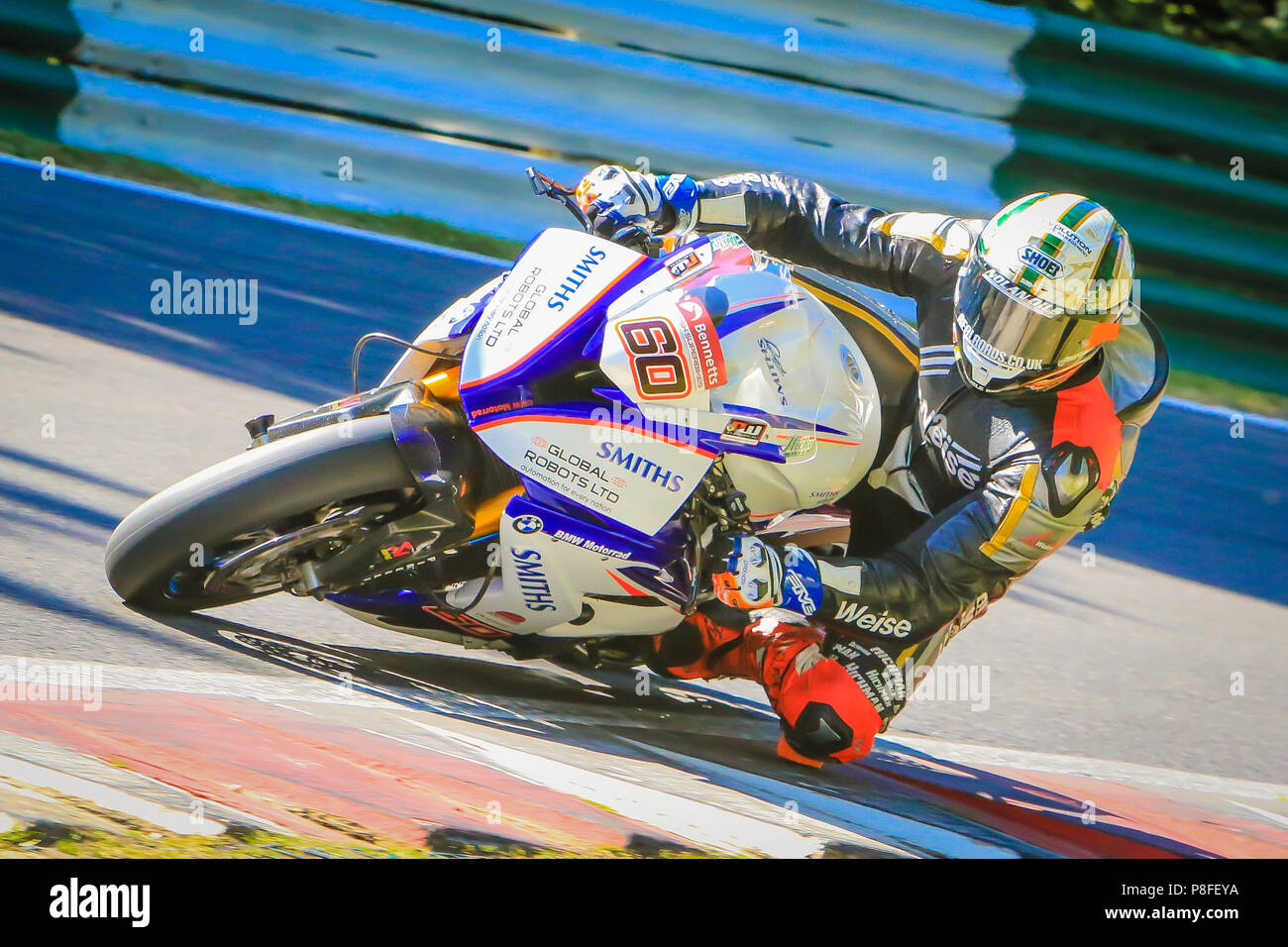 Peter Hickman 28/06/2018 BSB-Test Cadwell Park Stockfoto