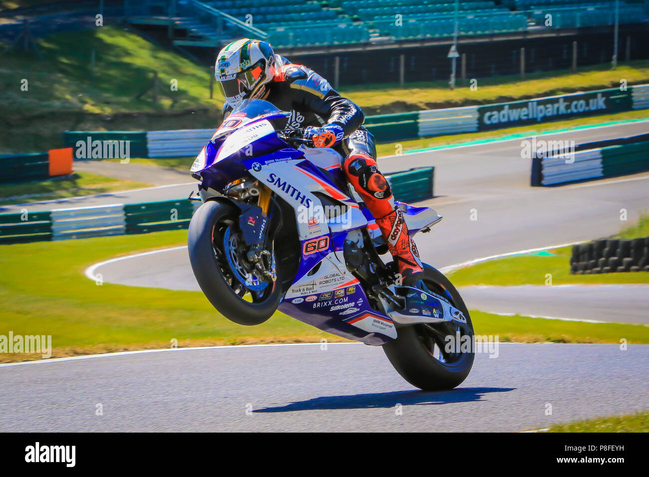 Peter Hickman 28/06/2018 BSB-Test Cadwell Park Stockfoto