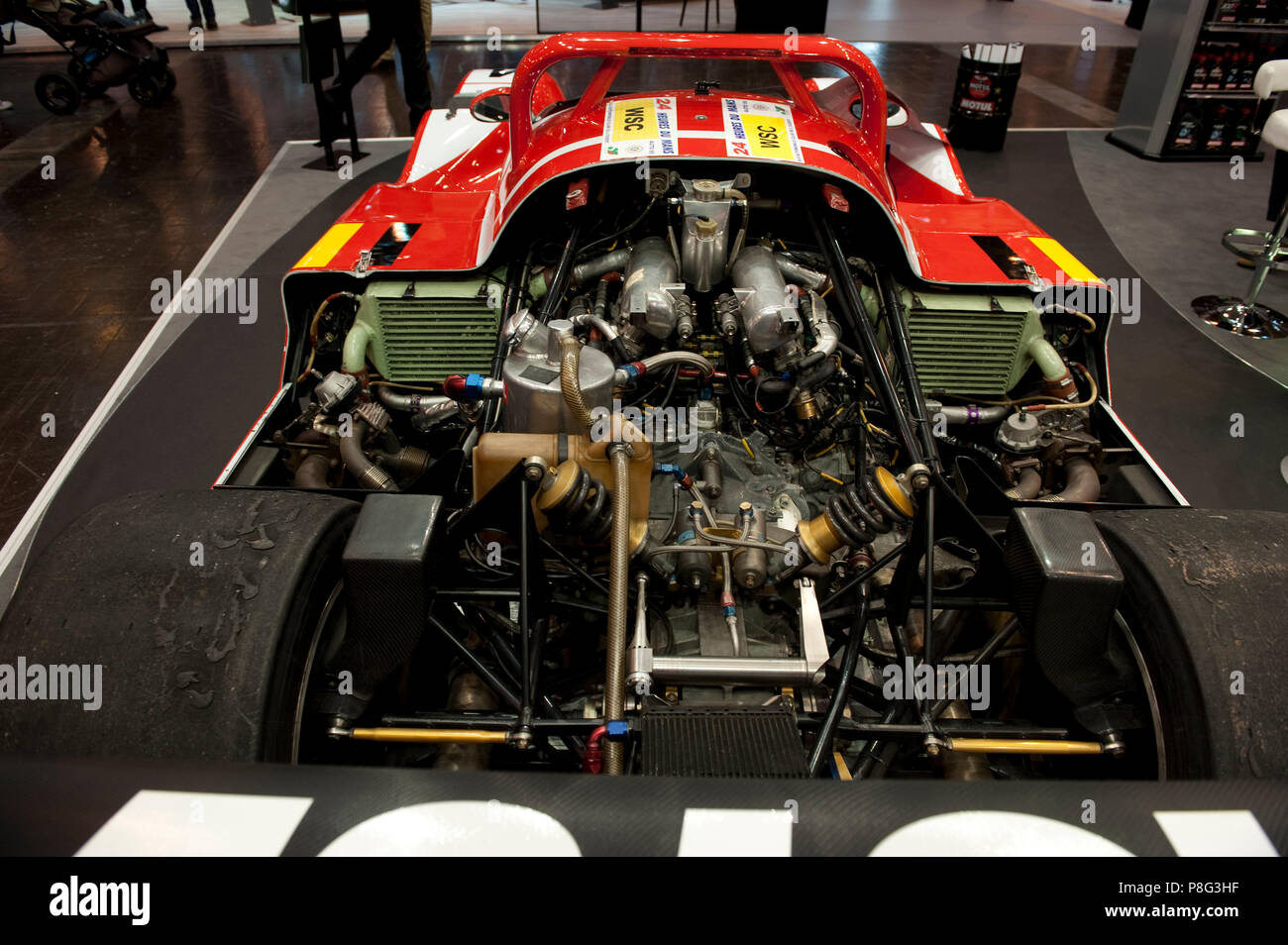 Kremer Porsche Spyder K 8, 3 - Liter-Porsche Turbo Motor, Prototyp, Kremer Porsche K 8-002, Long Distance Race Car, Carbone Körper Stockfoto