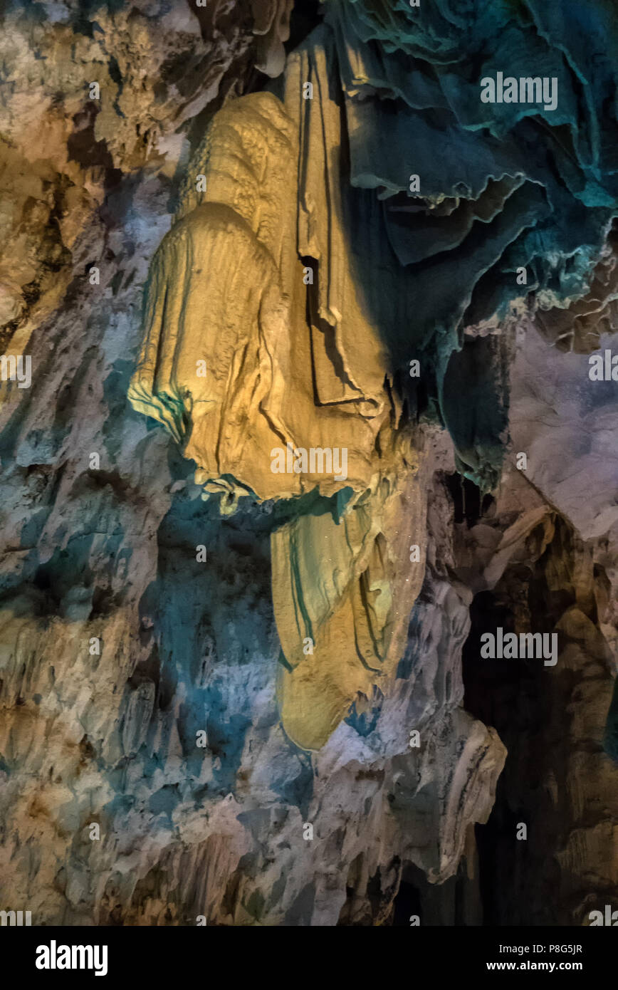 Im Dao gehen, Höhlen, Ha Long Bay, quảng Ninh Provinz, Vietnam Stockfoto