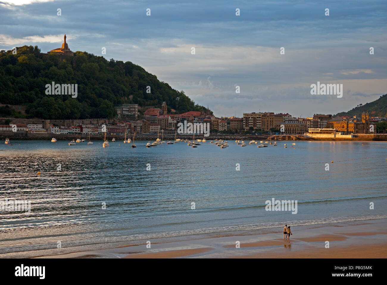 San Sebastian, Golf von Biscaya, Spanien, Europa Stockfoto