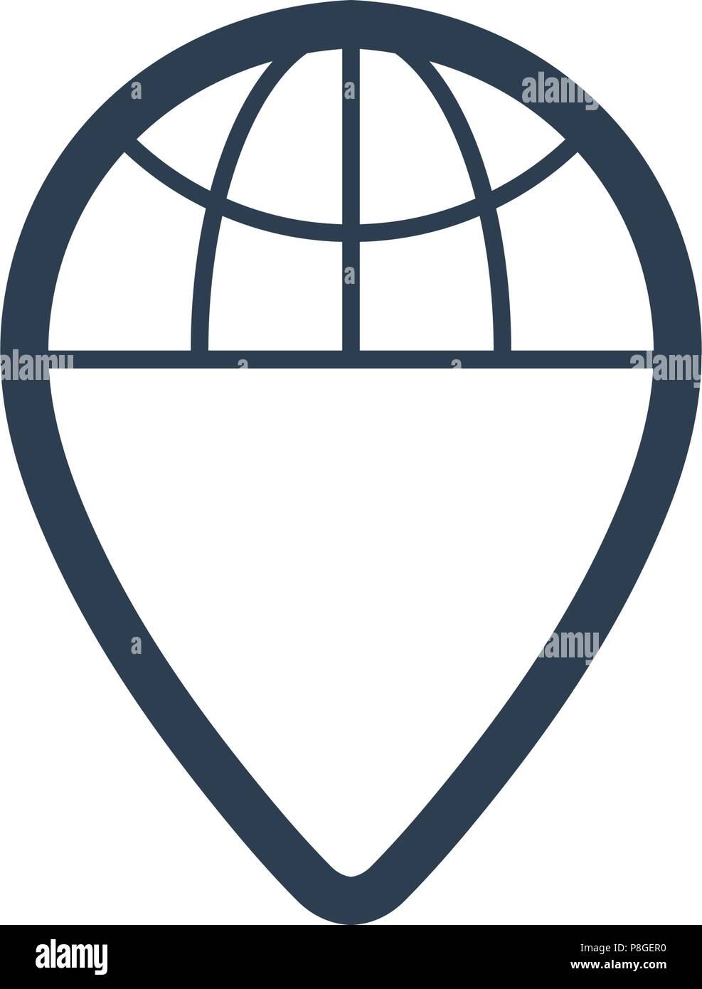 Global Location Symbol Stock Vektor