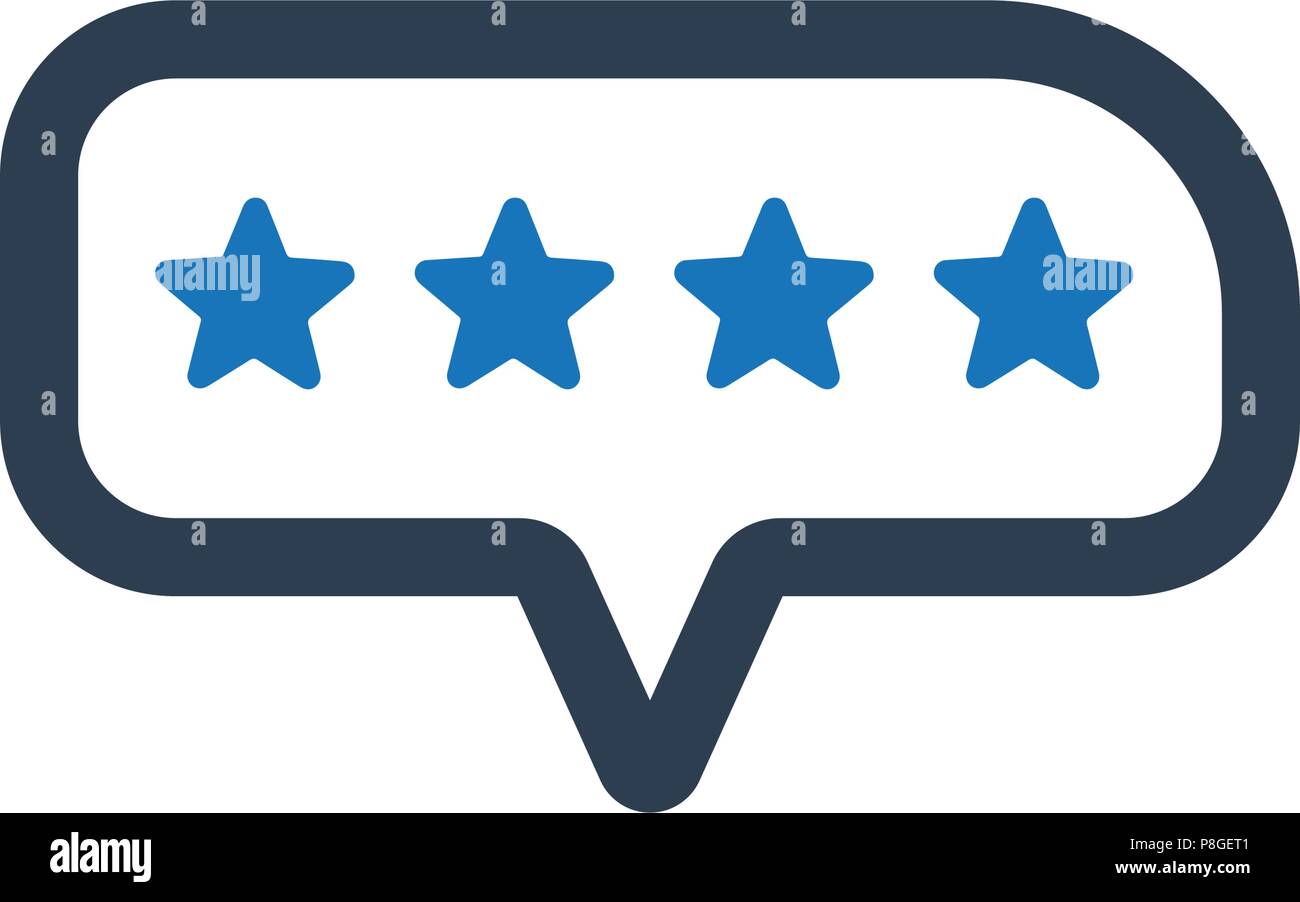 Kunden Bewertung Symbol Stock Vektor