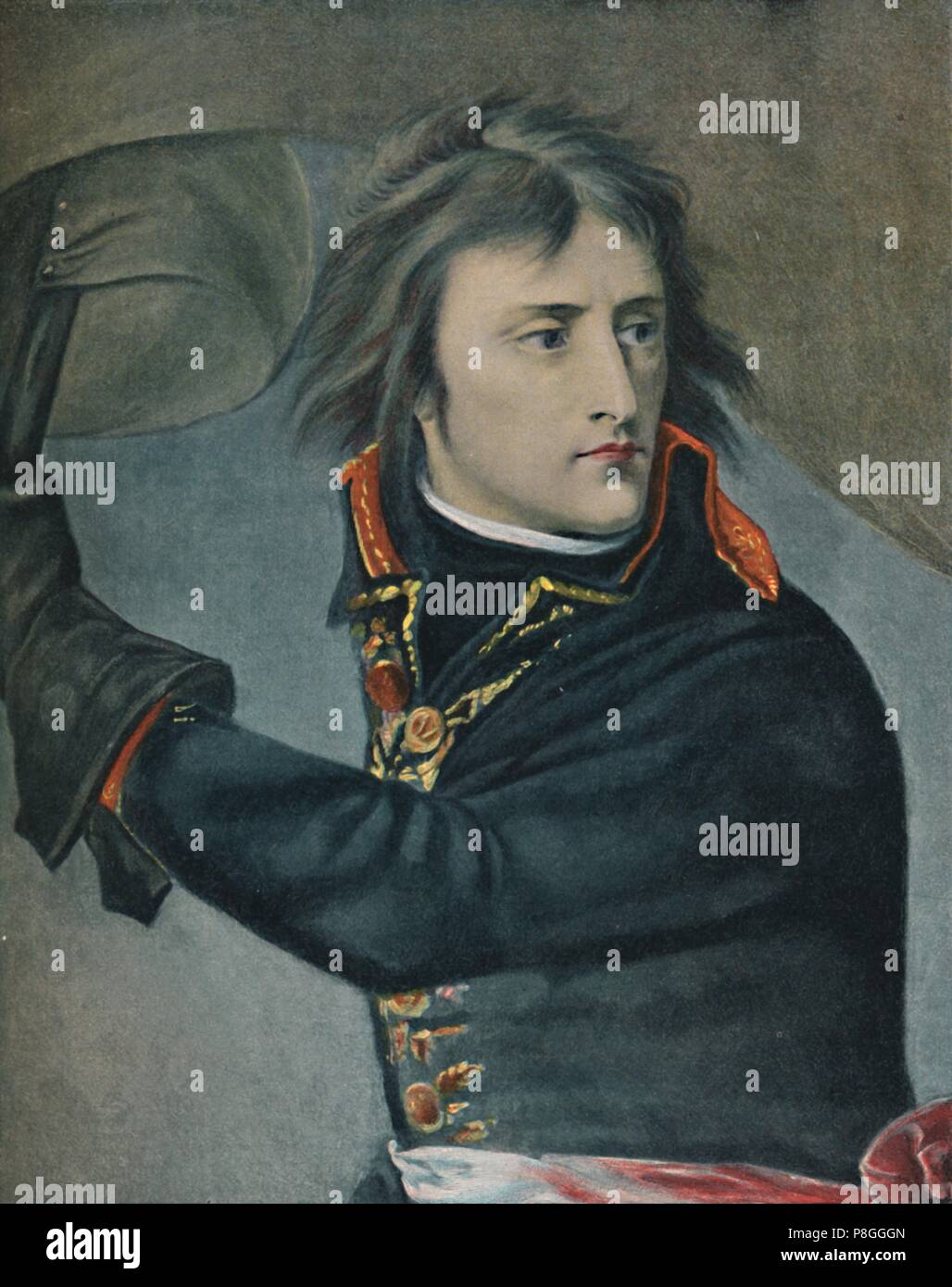 "Bonaparte bei Arcole', 1797, (1896). Artist: Unbekannt. Stockfoto