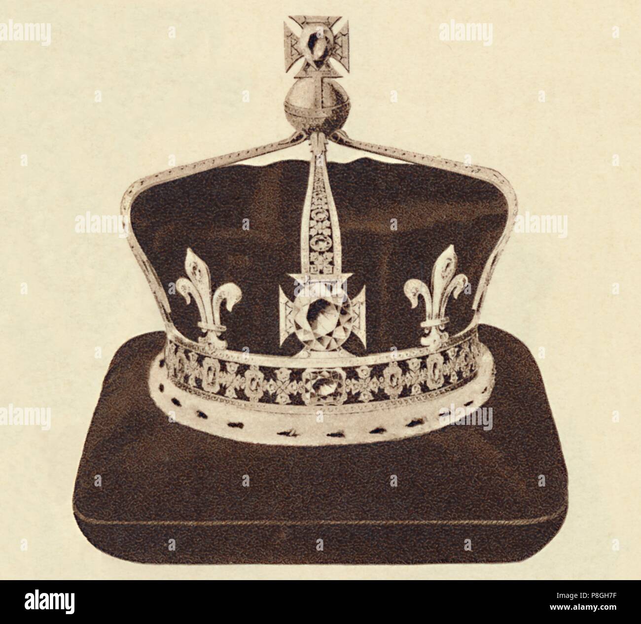 'Queen's Crown", 1937. Von Krönung Souvenir Buch 1937, Bearbeitet von Gordon Beckles. [Daily Express, London, 1937] Stockfoto