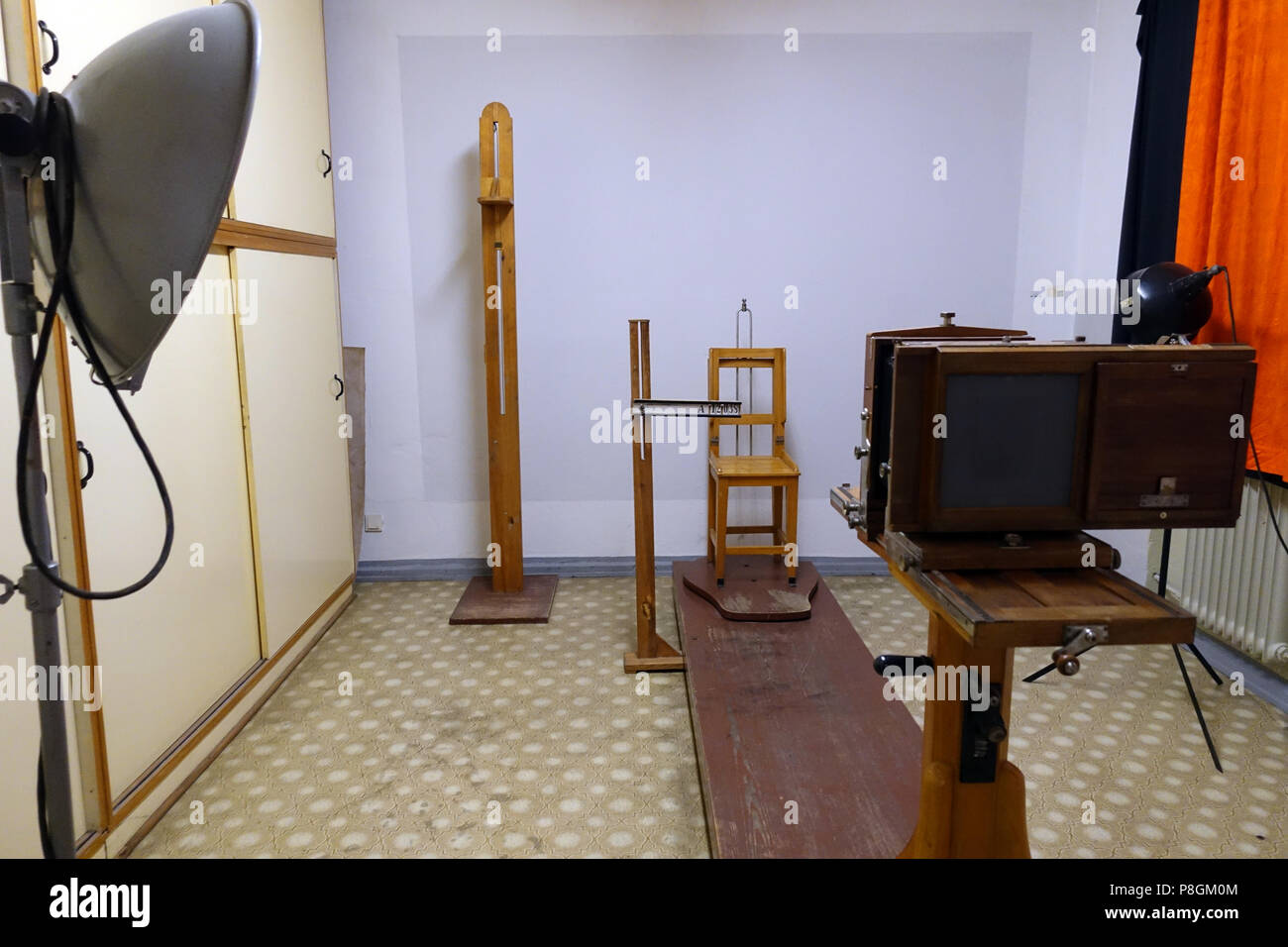Berlin, Deutschland, Raum für die Identifizierung von Maßnahmen in der Berliner Stasi Museum Stockfoto