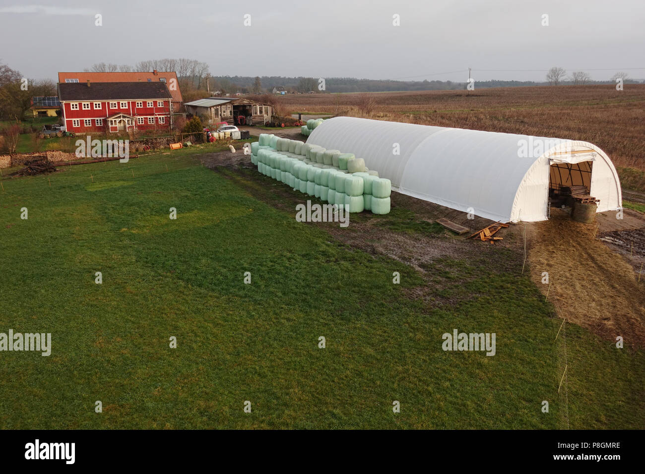 Neue Kaetwin, Deutschland, Blick auf einem Bauernhof Stockfoto