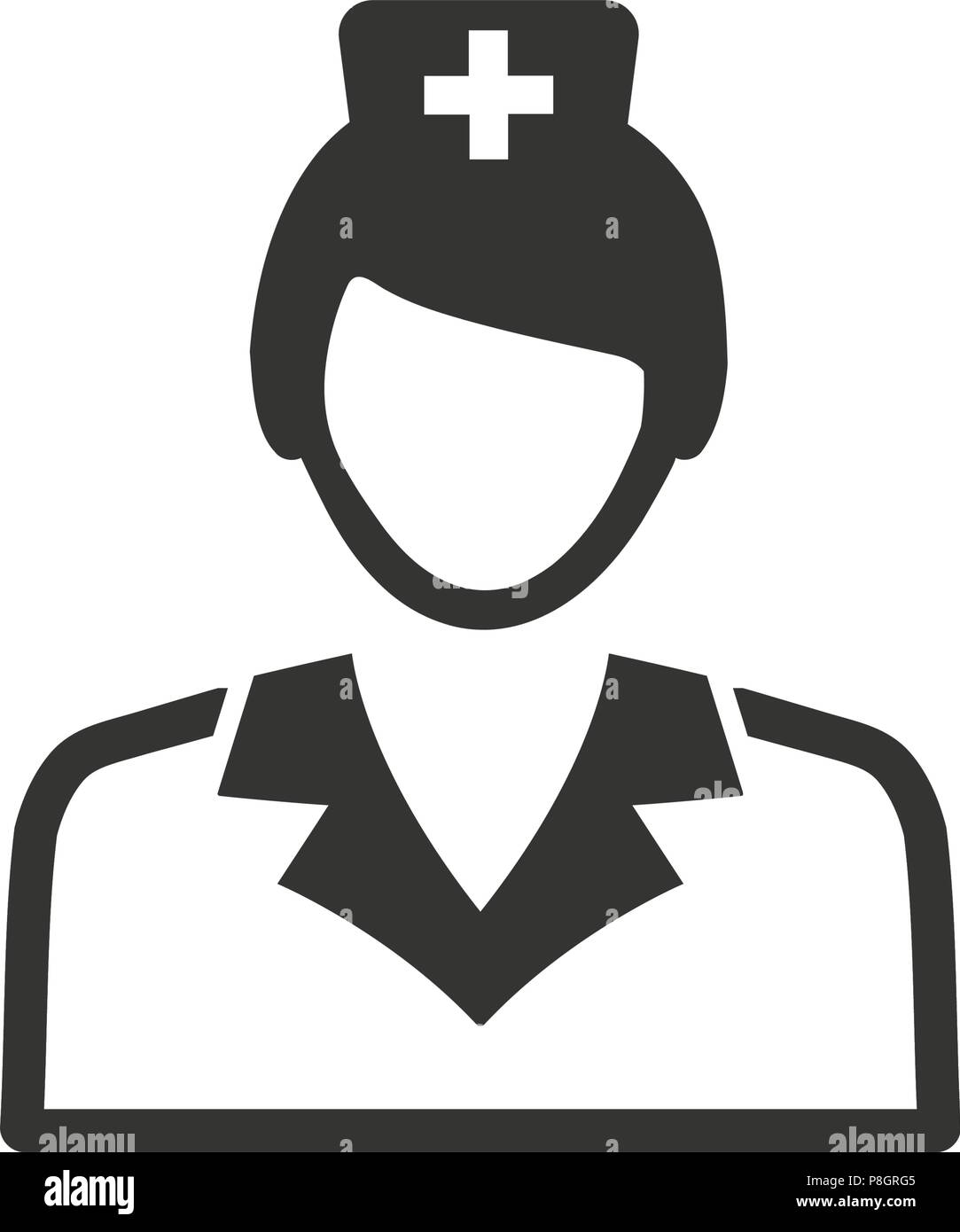 Krankenschwester-Symbol Stock Vektor
