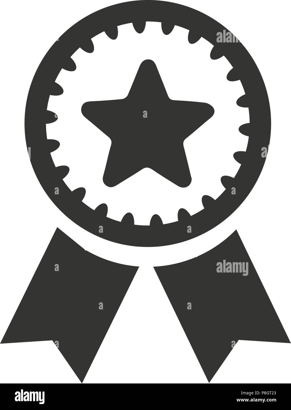 Award Ribbon Symbol Stock Vektor