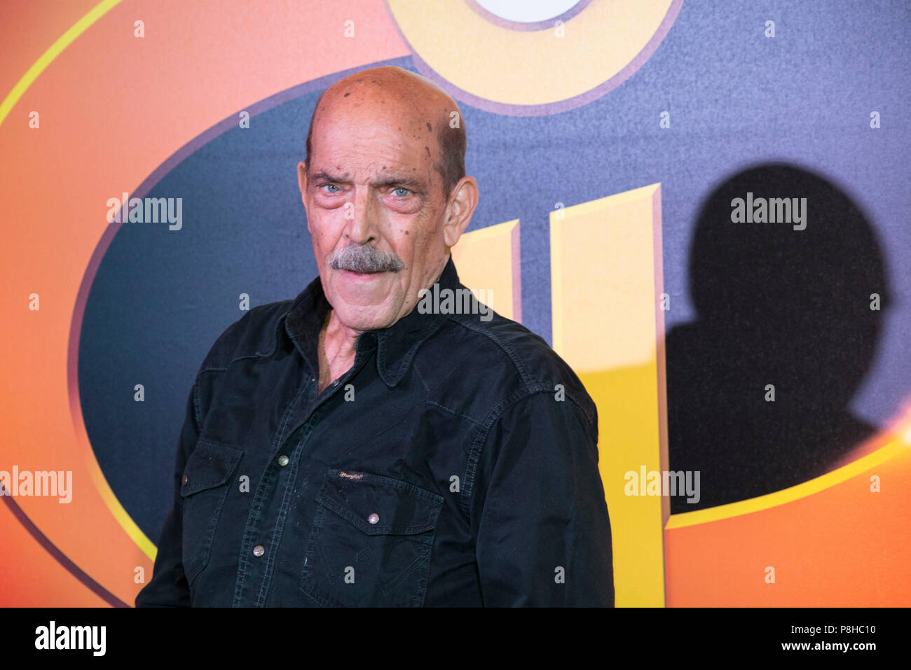 Rom, Italien. 12. Juli 2018. Orso Maria Guerrini Teilnahme an das Fotoshooting des Gli Incredibili 2 im Hotel De Russie in Rom Credit: Silvia Gerbino/Alamy leben Nachrichten Stockfoto