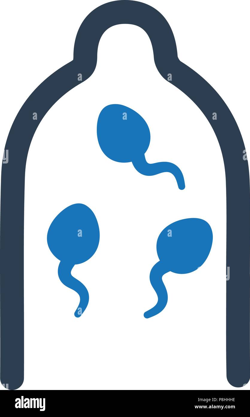 Kondom-Symbol Stock Vektor