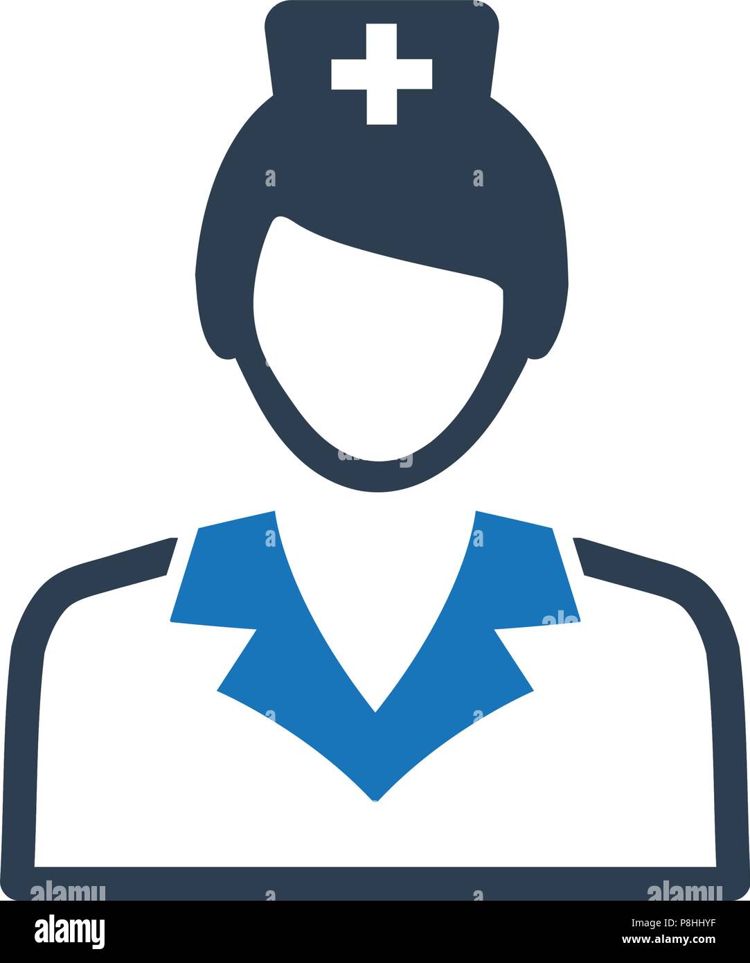 Krankenschwester-Symbol Stock Vektor