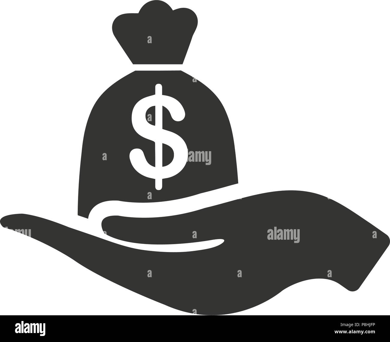 Geben Geld Symbol Stock Vektor