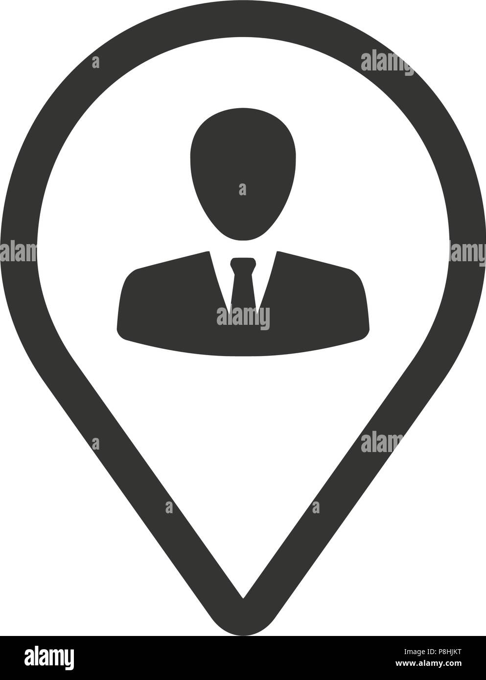 Business Location Symbol Stock Vektor