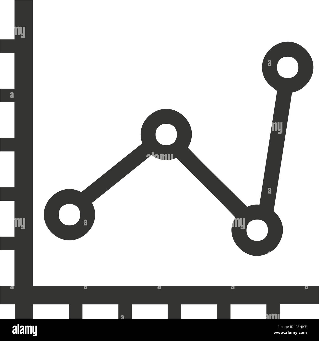 Analytischer Bericht Symbol Stock Vektor