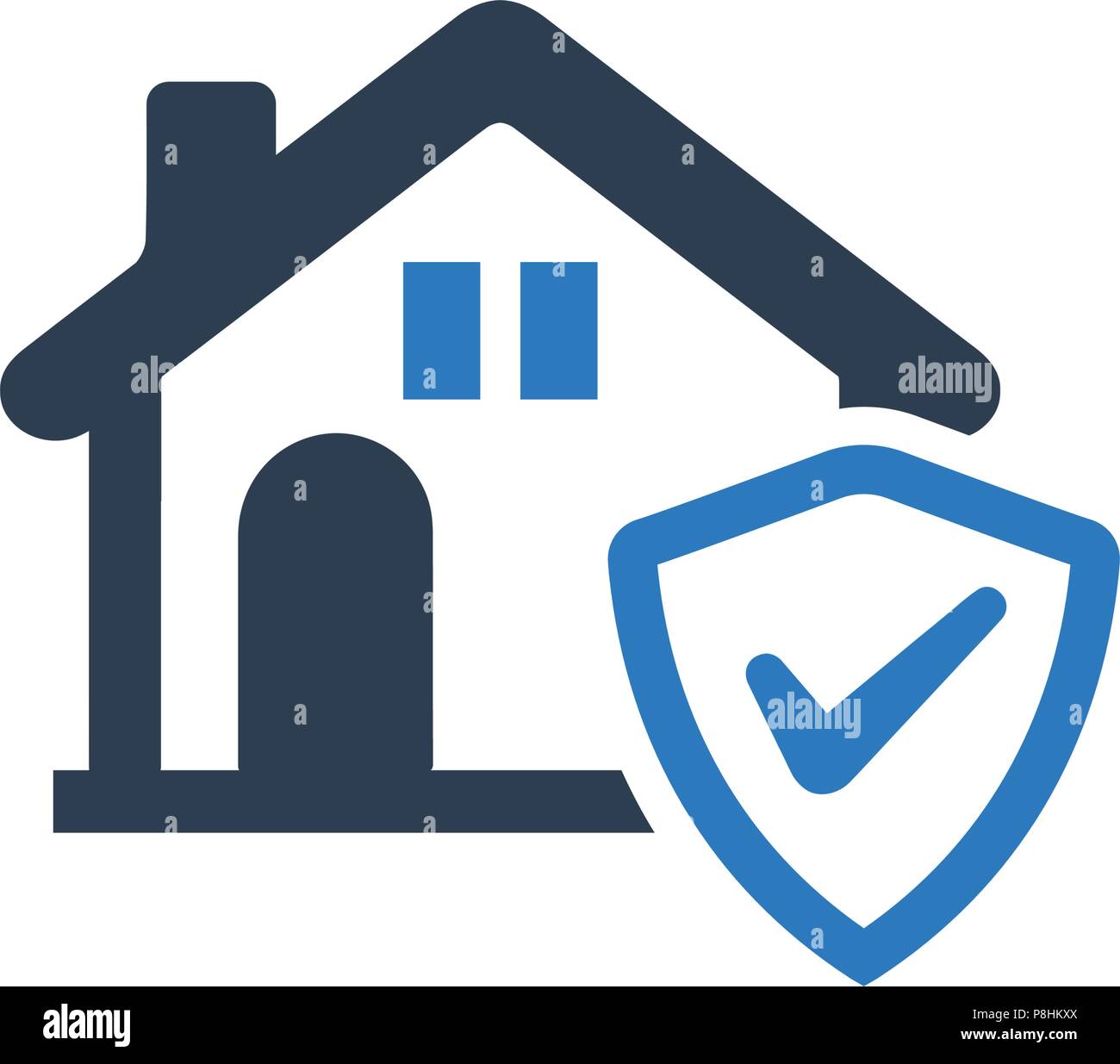 Home Versicherung Symbol Stock Vektor Home Versicherung Symbol Stock Vektor
