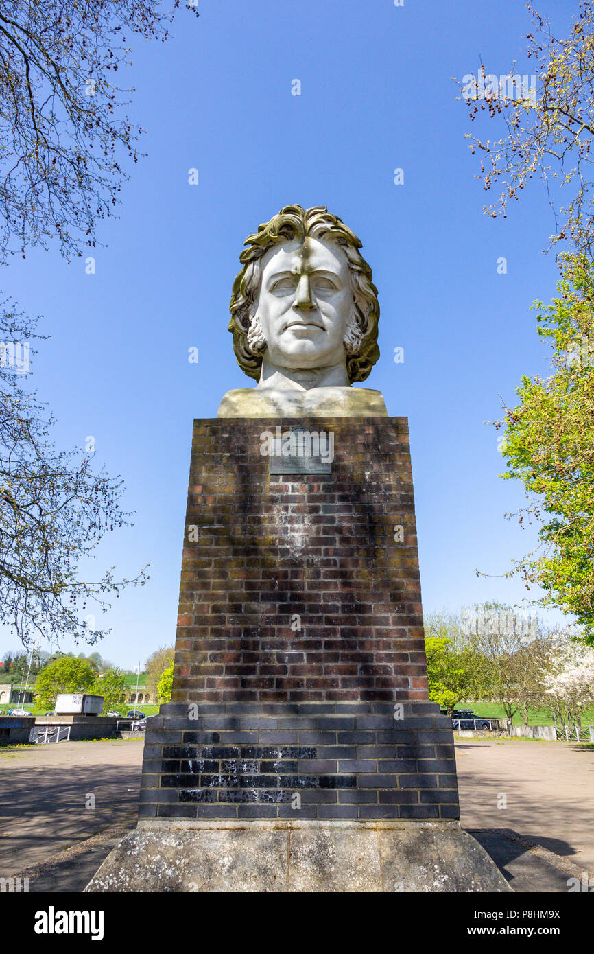 Die Büste von Joseph Paxton Gärtner und Designer der großen Ausstellung