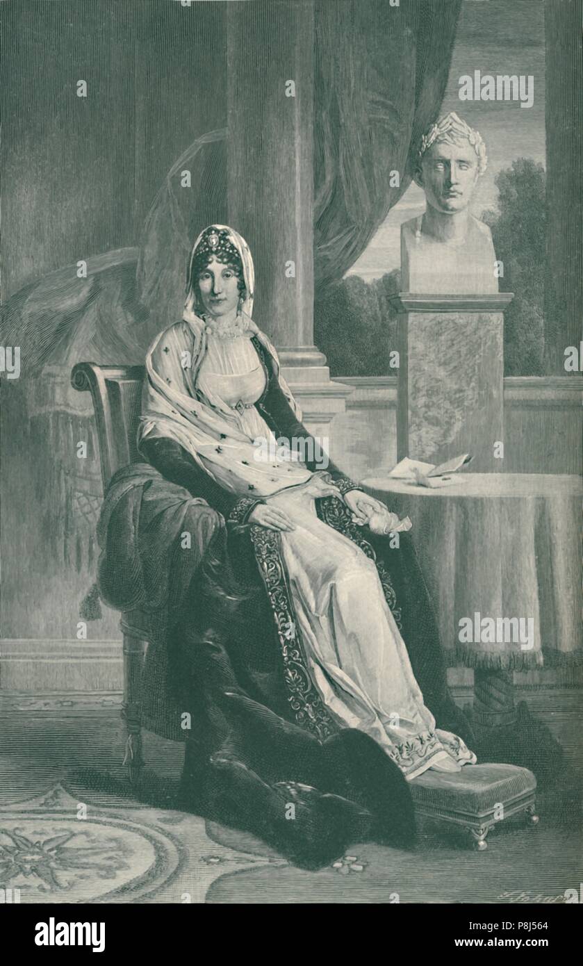 'Marie-Laetitia Ramolino Bonaparte - Madame M&#xe8;Re - Mutter von Napoleon I', c 1800-1804, (1896). Maria Letizia Bonaparte n&#xe9;e Ramolino [1750-18 Stockfoto