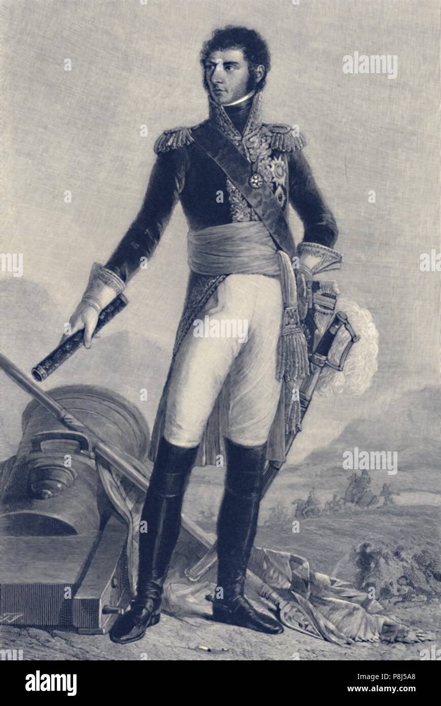 'Marshal Jean-Baptiste-Jules Bernadotte...", 1804, (1896). Artist: T Johnson. Stockfoto