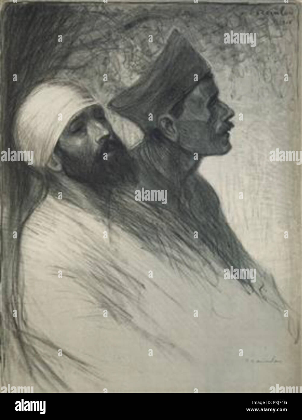 . 538 Steinlen - VENTE-de-Charite -1916-2 Stockfoto