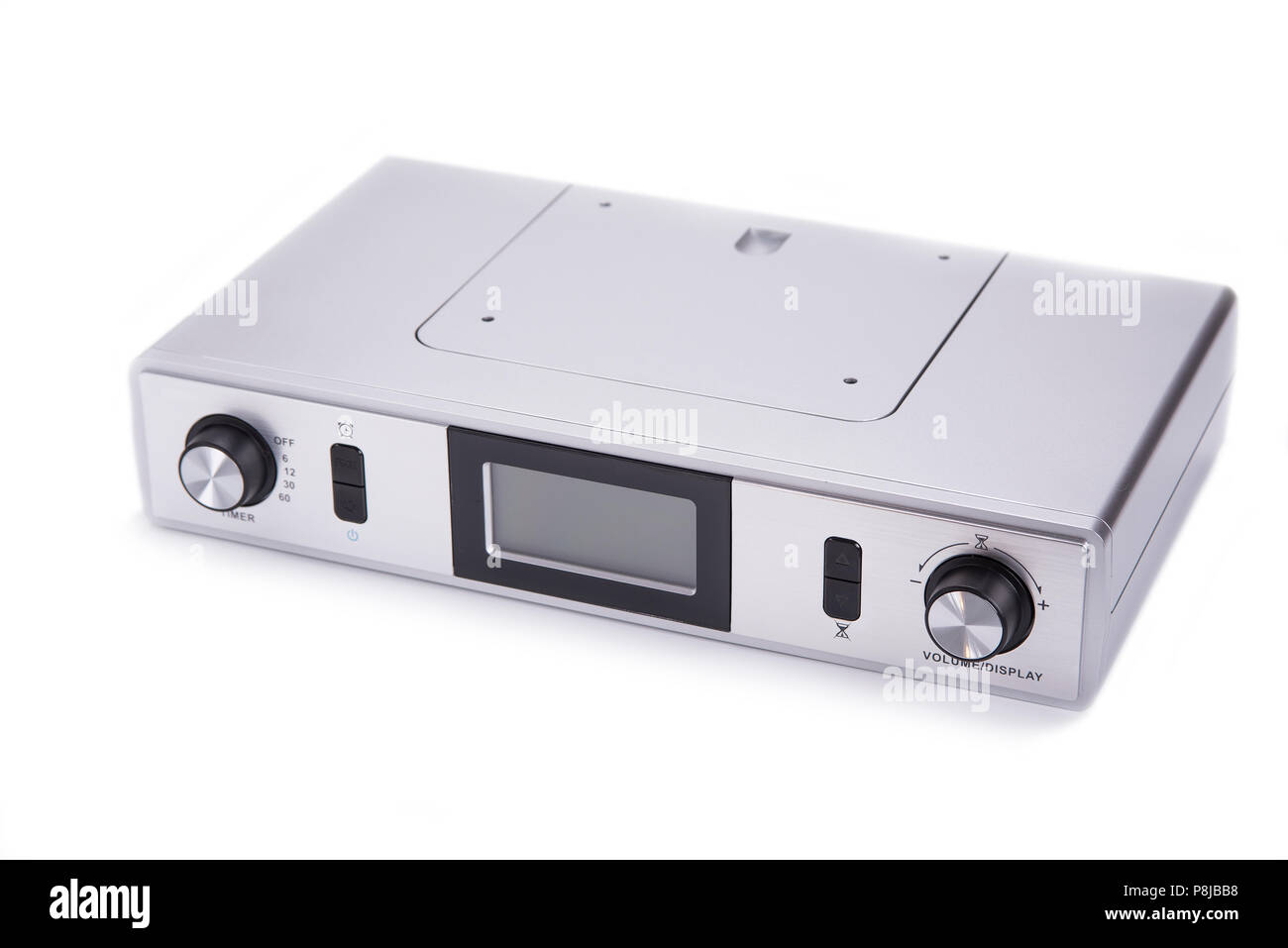 Küche Radio unter Cabinet Mount auf dem weißen Stockfoto Küche Radio unter Cabinet Mount auf dem weißen Stockfoto
