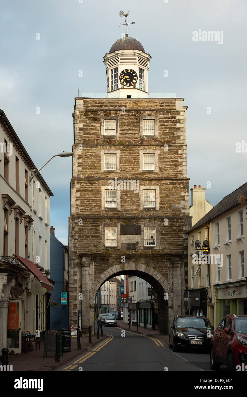 Youghal Clock Gate Tower in Youghal, County Cork, Irland Stockfoto