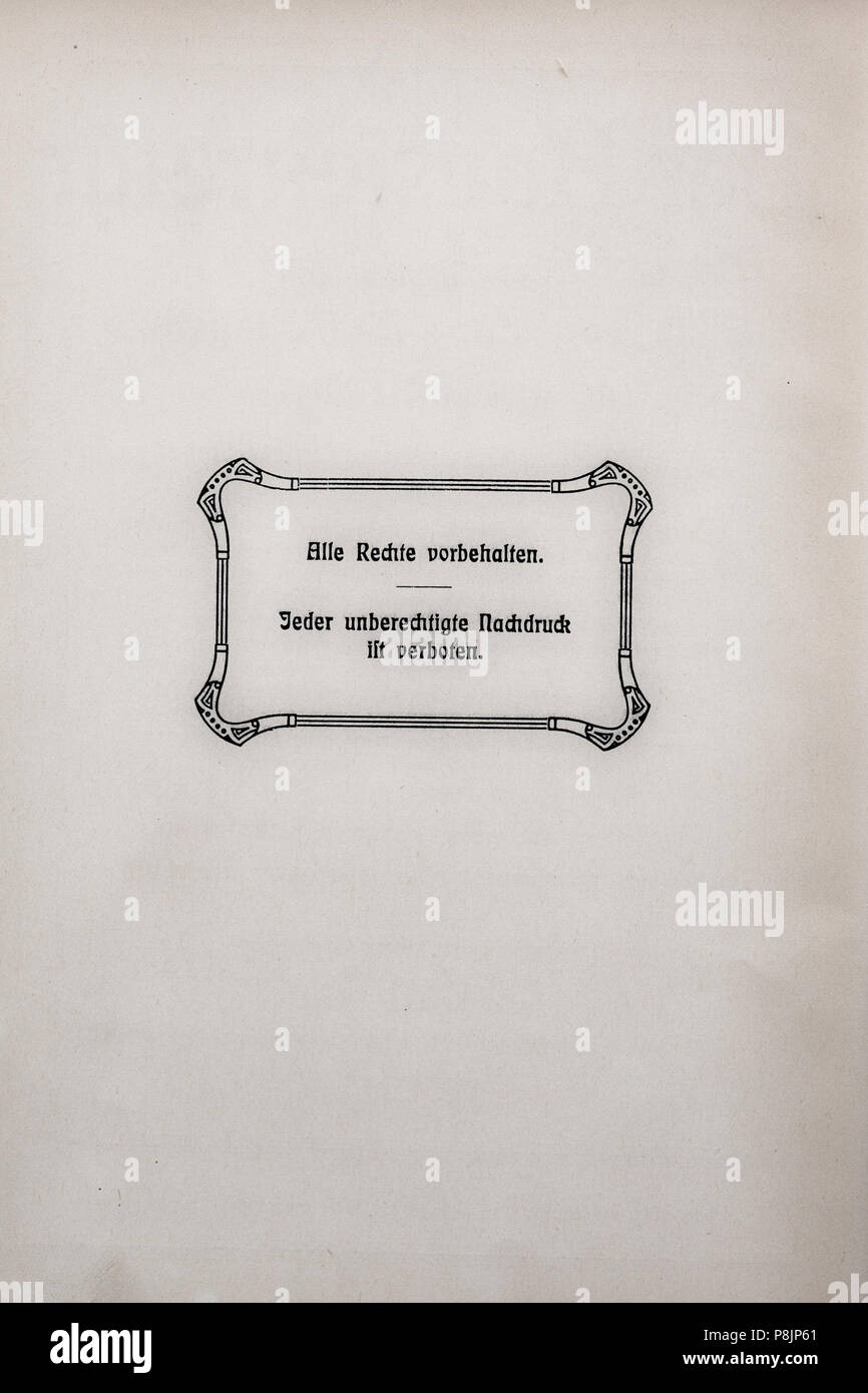 107 Der Haussekretär Hrsg. Carl Otto Berlin ca 1900 F Titelseiten 2a Stockfoto