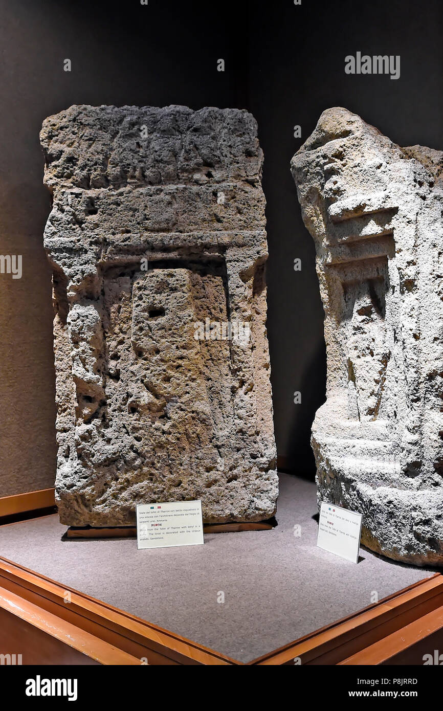 Museum Antiquarium Arborense, Archäologisches Museum, Oristano, Sardinien Stockfoto