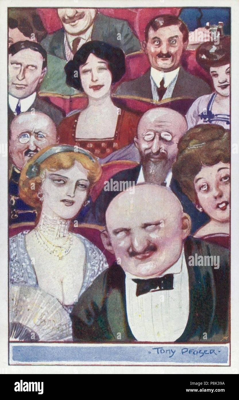 . 559 Tony Pfoser Publikum 1. Stockfoto