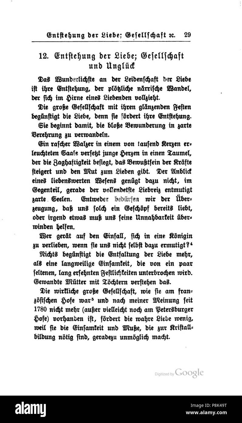 . 564 Ueber die Liebe029 Stockfoto